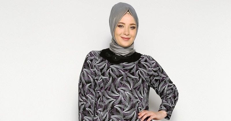 26 Model Baju Gamis  Batik  Modern Untuk  Orang Gemuk  Yang 