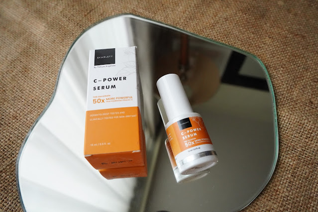 scarlett c power face dan c power serum review vit c scarlett