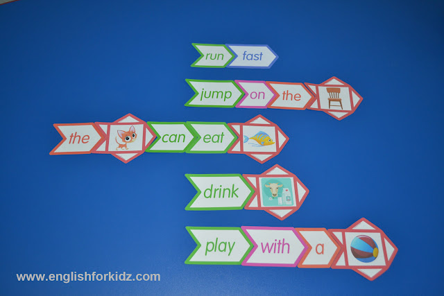 Dolch words activities with pictures - English worksheets for grade 1