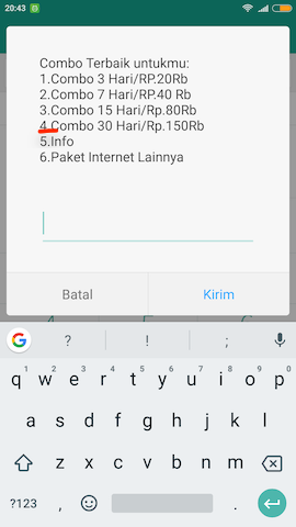 Paket Combo Telkomsel Termurah 9 GB Sebulan