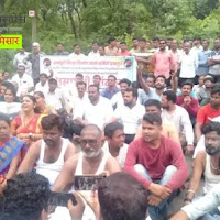 चंद्रपूर: आमची मागणी पूर्ण करा अन्यथा... आम्ही घोडाझरी तलाव येथे जलसमाधी आंदोलन करणार | Batmi Express