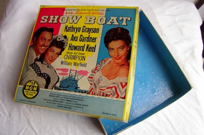 trinket box made from record album cover for the musical Showboat