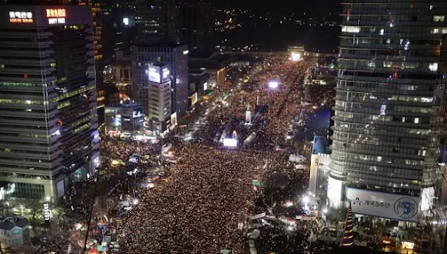 Image Attribute: Actual Image of the Protest in Seoul, South Korea