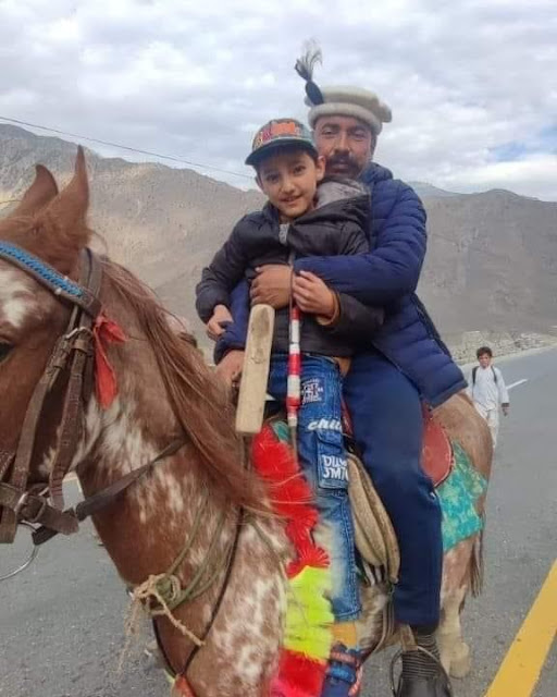 A desire to set a record for a journey on horseback from Ganche to Islamabad
