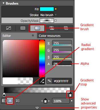 radial gradient