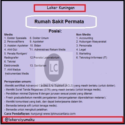 Info Lowongan Kerja Ciayumajakuning I Loker Ciayumajakuning