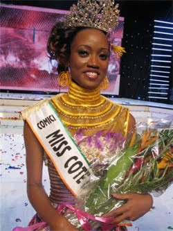 rosine gnago dacoury miss cote d'ivoire 2009 winner