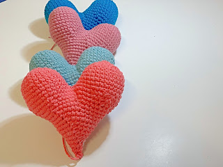 corazón crochet patron gratis