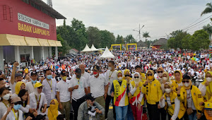 Jalan Sehat AMPG Lampung Sukses Menyedot Ribuan Peserta