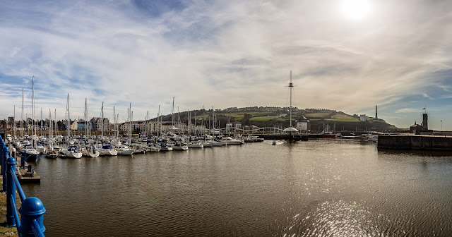 Photo of a wider view of Whitehaven Marina