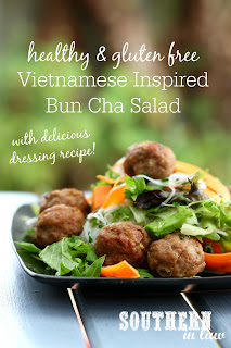 Healthy VIetnamese Bun Cha Salad Recipe