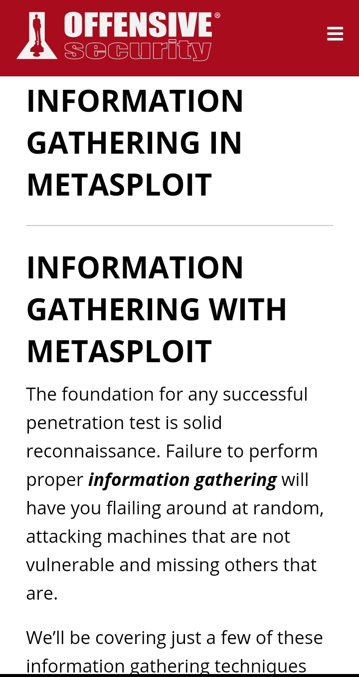 metasploit