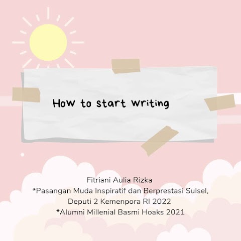 How to start writing