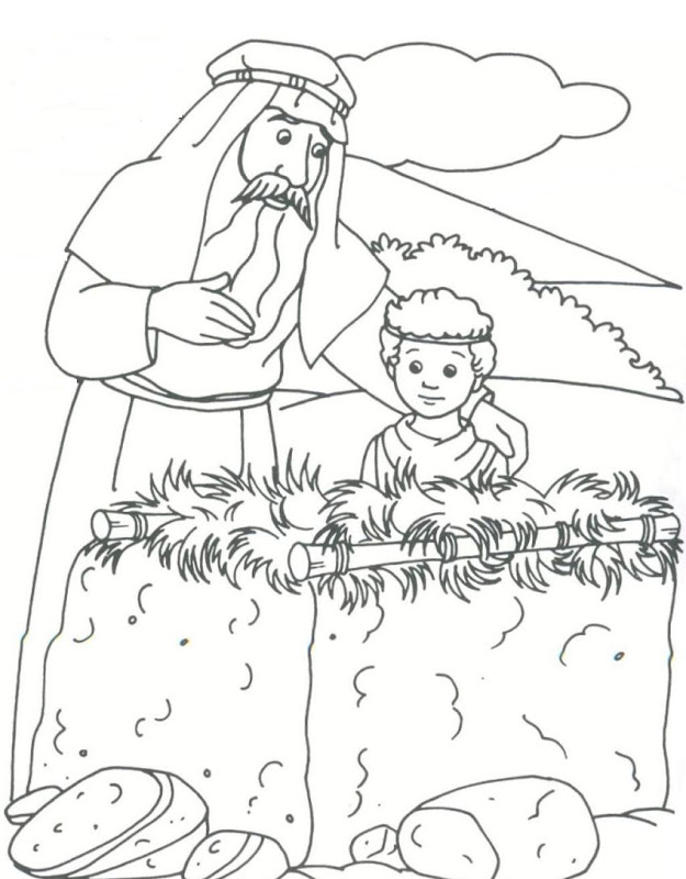 Bible story abraham coloring pages for drawing title=