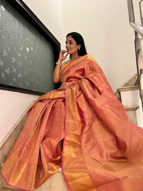 Pure zari silk Kanjeevaram