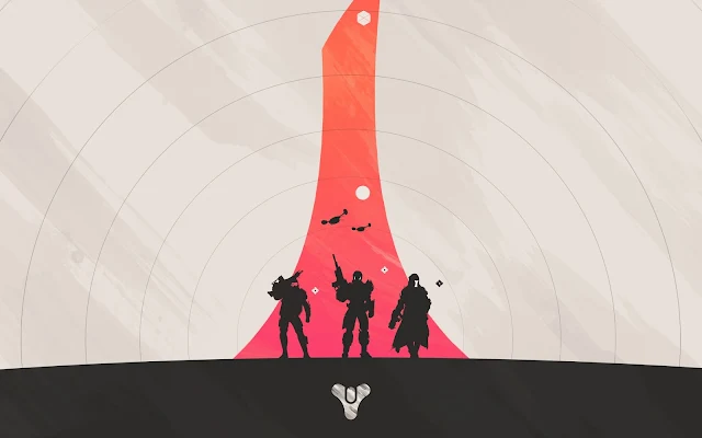 Free Destiny Hunter Warlock Titan Minimal Game wallpaper. Click on the image above to download for HD, Widescreen, Ultra HD desktop monitors, Android, Apple iPhone mobiles, tablets.