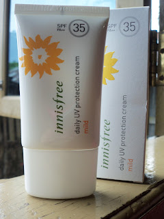 innisfree daily uv protection cream mild spf 35 review