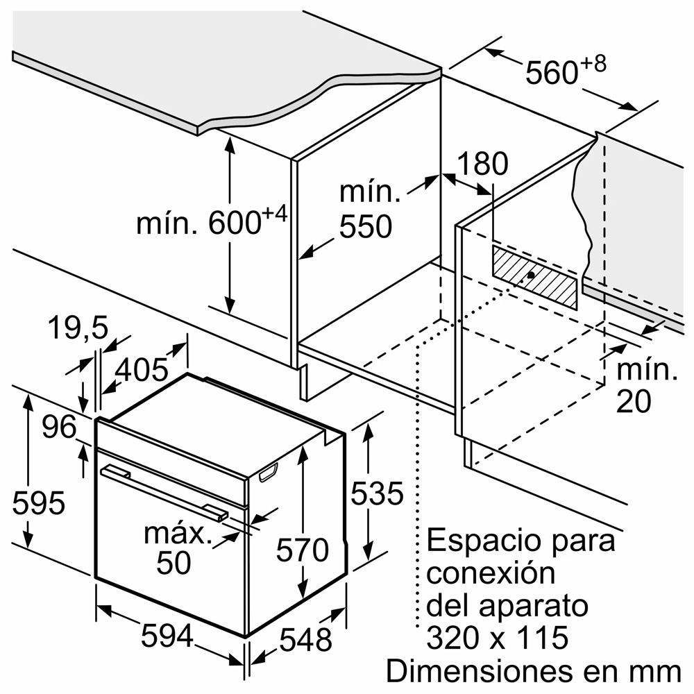 Lò nướng Bosch HBA5360S0