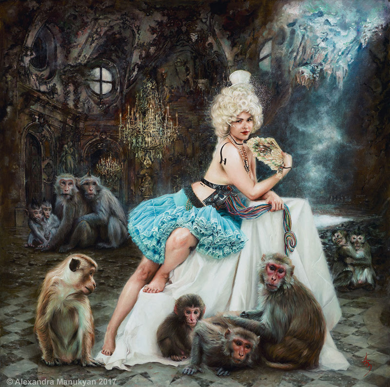 Figurative Paintings by Alexandra Manukyan from Los Angeles.