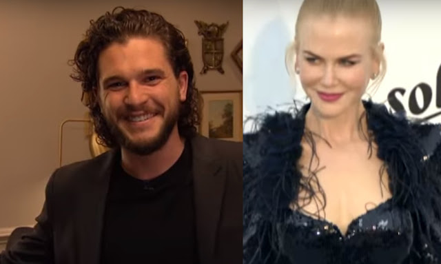 Kit Harrington and Nicole Kidman in Late Late Show with James Corden