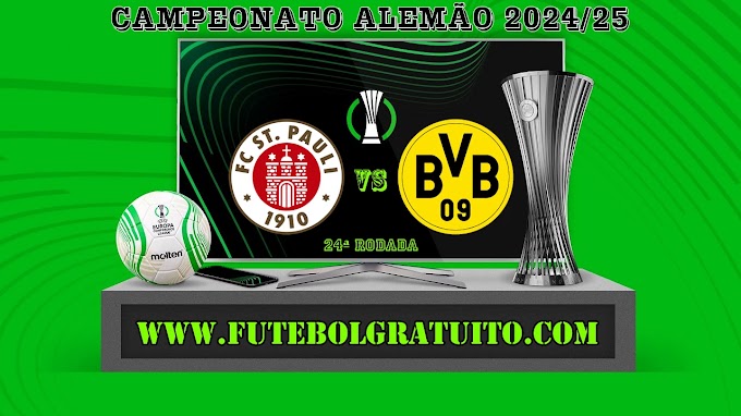 Assistir St. Pauli x Borussia Dortmund ao vivo grátis 29/02/2025