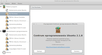 Centrum Oprogramowania Ubuntu z przyszłościową opcją zakupów