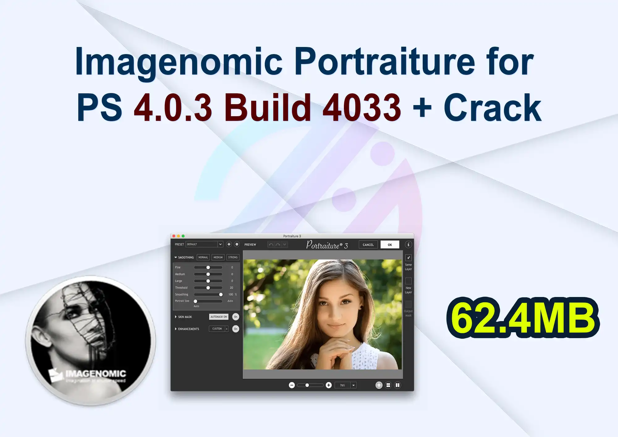 Imagenomic Portraiture for PS 4.0.3 Build 4033 + Crack