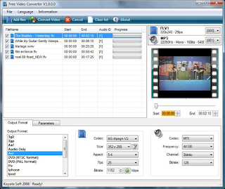 Koyote gratis Video Converter