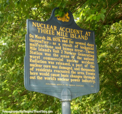 Three Mile Island Nuclear Accident Historical Marker in Pennsylvania