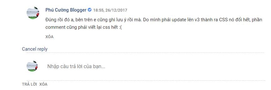 Thêm nút hủy bình luận cho blogspot