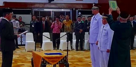 Sumpah PJ Bupati Aceh Singkil