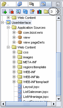 JDev Application Navigator