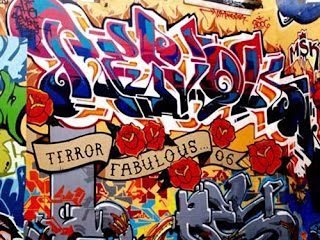terror graffiti alphabet cool design