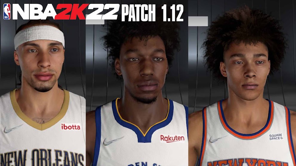 NBA 2K22 Official Face Scans Patch 1.12 (Cyberface Mega Pack)