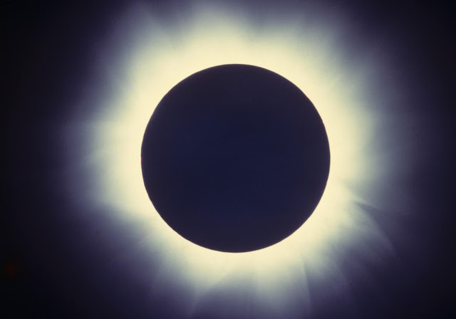 The Glow of the Solar Corona During the Totality of the February 16, 1980, Total Solar Eclipse from Kenya, Africa. All photos by Harry Hammond.