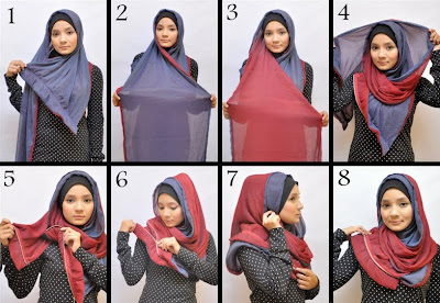 Cara Memakai Jilbab Modern Terbaru