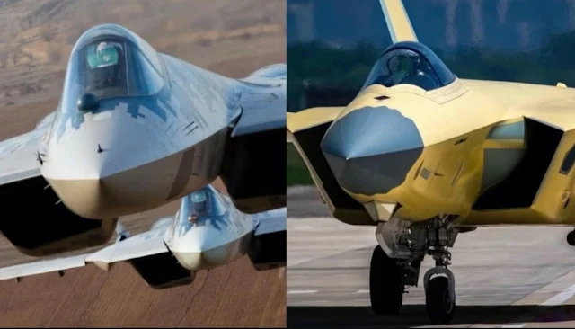 J-20 Mighty Dragon and Su-57 Combat Patrol Together, Which is the Superior Fighter Jet?