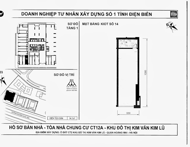 Ô số 14 Kiot CT12A Kim Văn Kim Lũ 