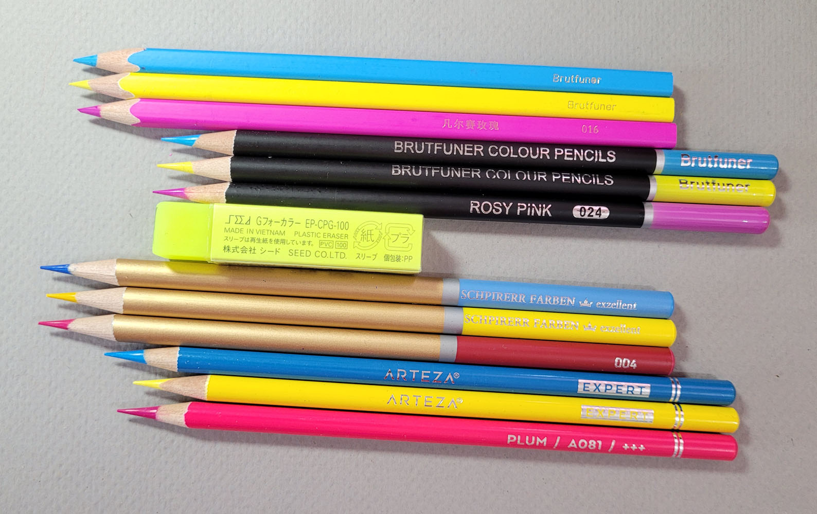 Fueled by Clouds & Coffee: Budget Colored Pencil Showdown (Brutfuner, Arteza,  Schpirerr Farben)