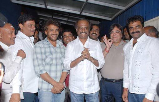 Photos Rajini at Super Movie Special Screening in Bangalore StillsPhotogallery event pictures