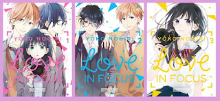 Portadas de los cómics manga Love in focus