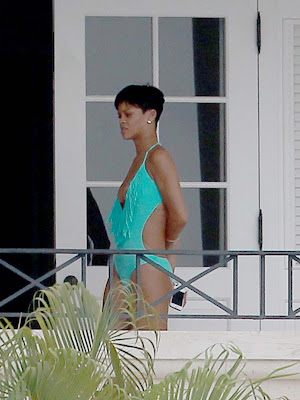 Rihanna in a swimsuit