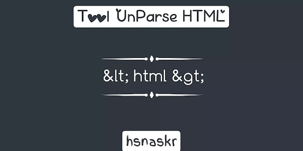 Tool Unparse HTML