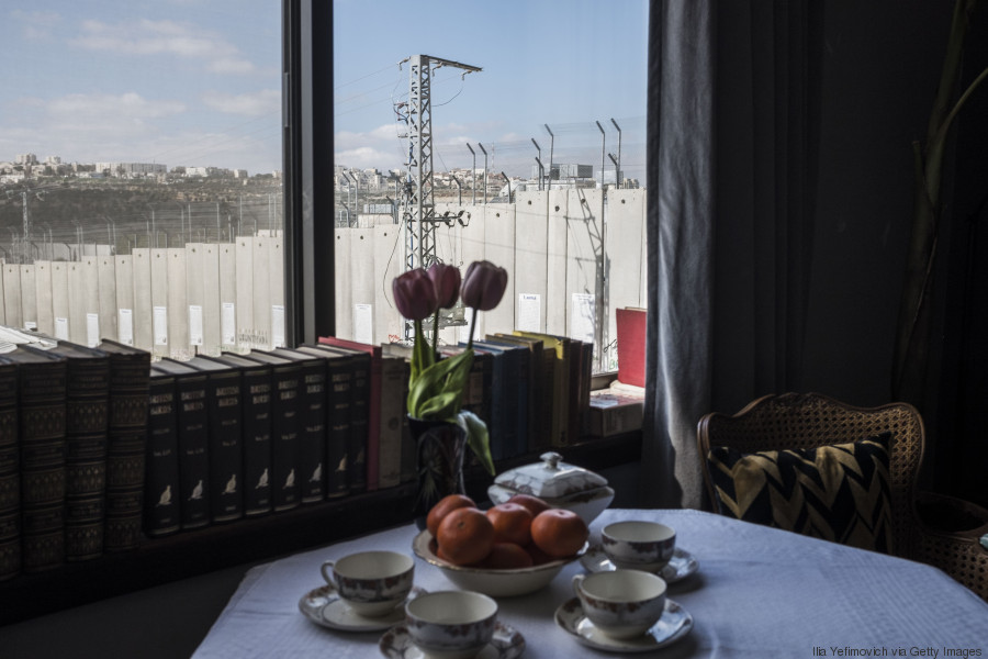 The Walled Off Hotel Banksy Opened His First Hotel Next To Bethlehem Wall