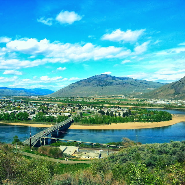 kamloops, bc, Canada, mountains and river