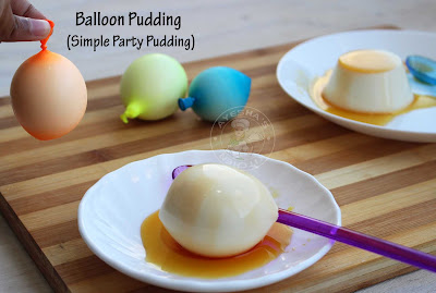 Balloon pudding Christmas desserts milk pudding ayeshas kitchen pudding recipes easy milk pudding desserts recipes quick desserts variety party desserts cakes Christmas cakes pudding 