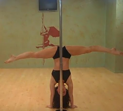 Mulher no Pole Dance