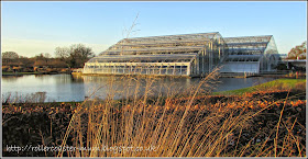 winter view of glasshouse RHS Wisley