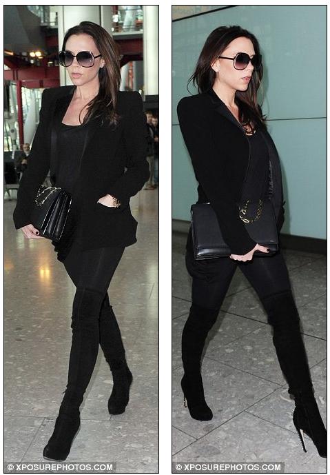 victoria beckham baby bump pictures. Style statement: Victoria