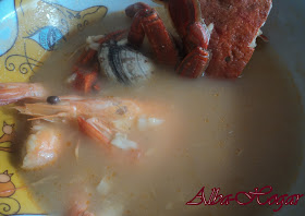 sopa de marisco alba hogar